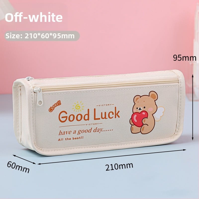 Kapibala несесер за моливи, голям капацитет, устойчив на петна, Oxford материал, за ученици от началното училище, с възможност за персонализиране