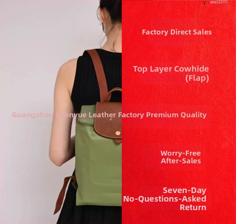 Rucsac damă din nylon impermeabil, stil urban simplu, buzunare interne pentru telefon, buletin și laptop; închidere cu fermoar.