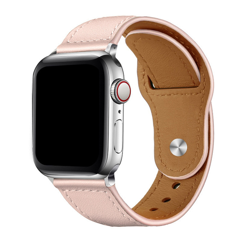 Remen od prave kože za Apple Watch i Huawei Watch, retro poslovni stil, koža prvog sloja, kopča s klikom