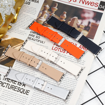 Remienok Apple Watch Gen 1-8/SE/Ultra, Saffiano textúra, PU materiál, nastaviteľná ihlová pracka, módny štýl