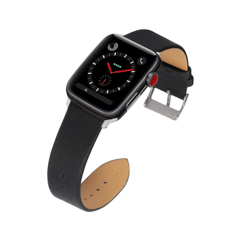 Remienok Apple Watch Gen 1-8/SE/Ultra, Saffiano textúra, PU materiál, nastaviteľná ihlová pracka, módny štýl