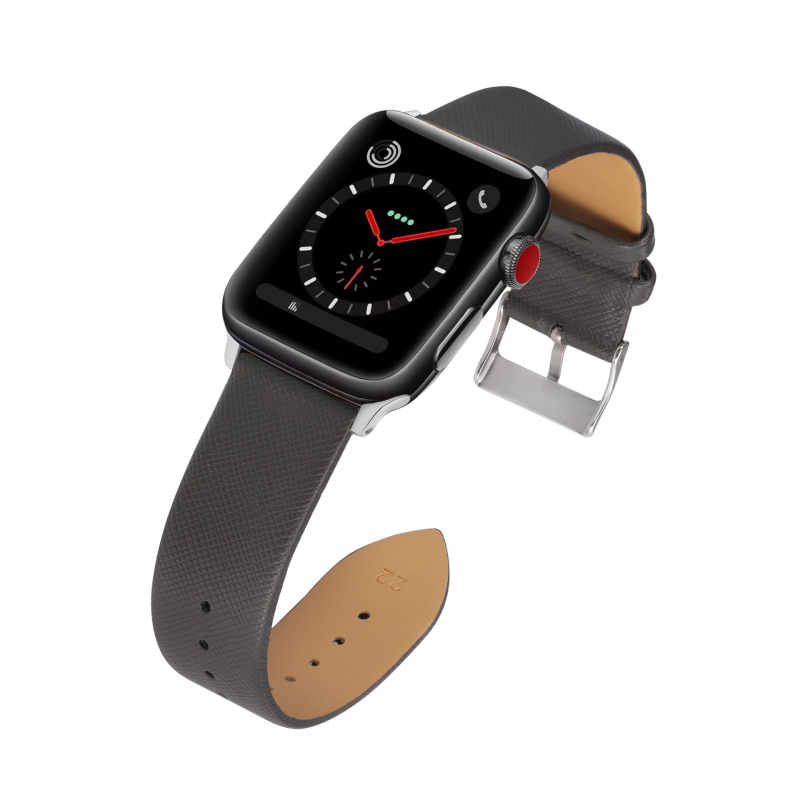 Remienok Apple Watch Gen 1-8/SE/Ultra, Saffiano textúra, PU materiál, nastaviteľná ihlová pracka, módny štýl