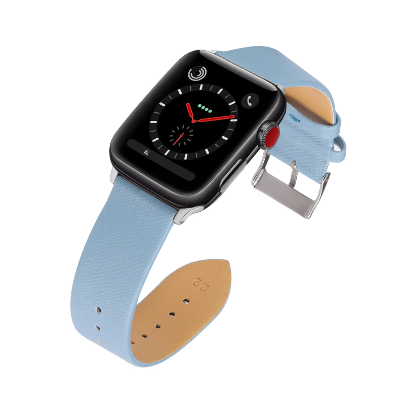 Remienok Apple Watch Gen 1-8/SE/Ultra, Saffiano textúra, PU materiál, nastaviteľná ihlová pracka, módny štýl