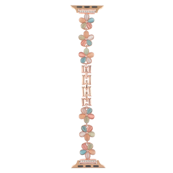 Apple Watch метална верижна каишка за часовник с дизайн на петлистна детелина (Марка: Bai Cheng; Материал: метал; Стил: моден)