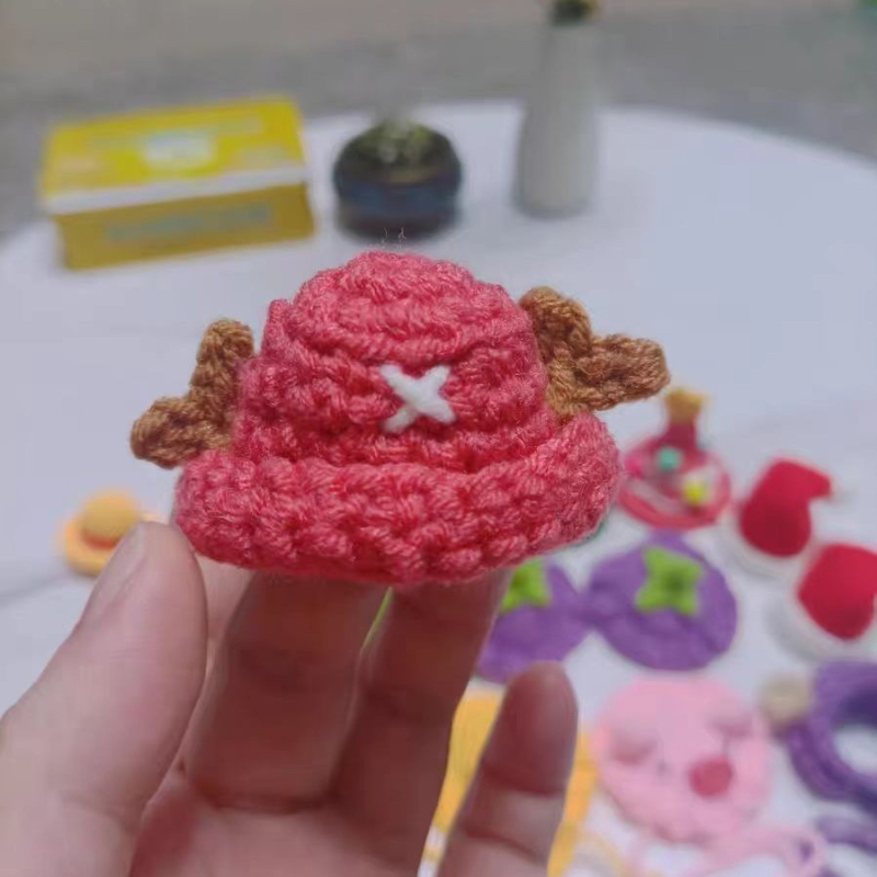 Cartoon vilnos megzta naminiams gyvūnėliams skrybėlė - rankų darbo, skirta visoms veislėms, visoms sezonoms