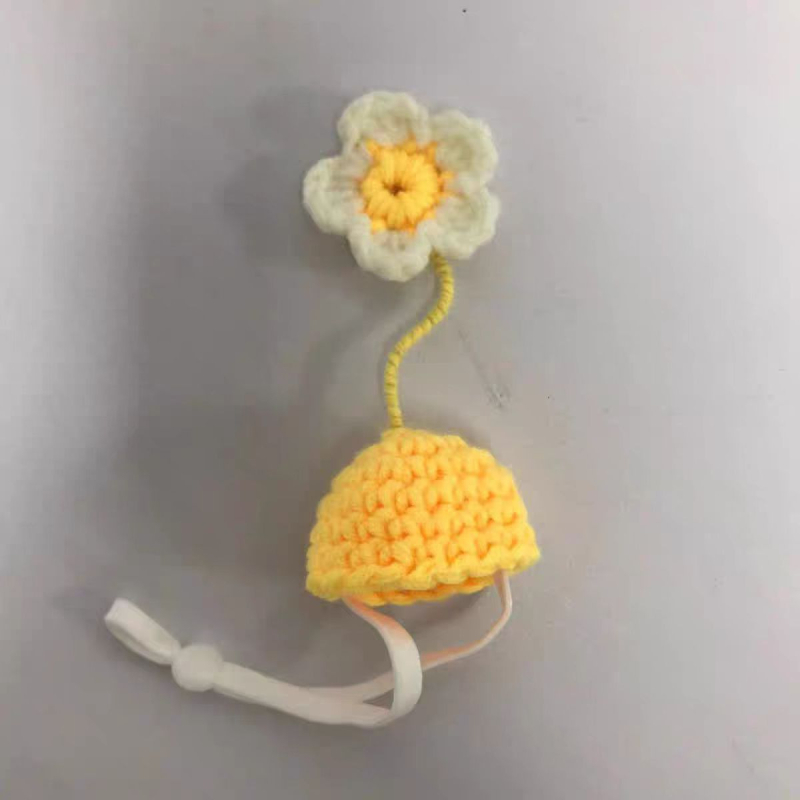 Cartoon vilnos megzta naminiams gyvūnėliams skrybėlė - rankų darbo, skirta visoms veislėms, visoms sezonoms