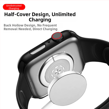 Apple Watchhoz készült edzett üveg kijelzővédő beépített védőtokkal – 3/4 teljes fedettség, márka Billy