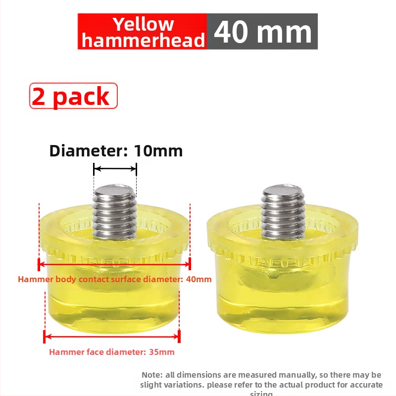 Монтажен чук с гумена глава и сваляща се двойна глава, стоманена дръжка (Марка: Golden eagle; Материал на главата: гума; Материал на дръжката: стомана; Нетно тегло: 1 кг; Спецификация: 25303540)