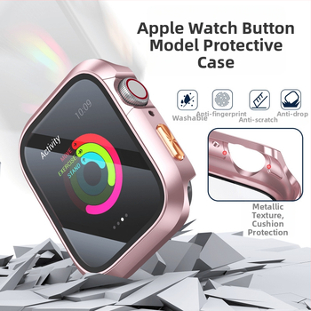 Apple iWatch védőtok PC héjjal és gombfedéllel, kompatibilis az iWatch-kal, tömege 10 g, csomagolás: Opp bag