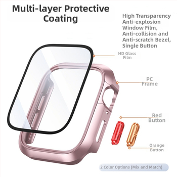 Apple iWatch védőtok PC héjjal és gombfedéllel, kompatibilis az iWatch-kal, tömege 10 g, csomagolás: Opp bag