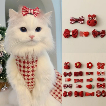 Clip de păr pentru animale de companie, stil dulce, potrivit pentru câini și pisici, utilizare universală