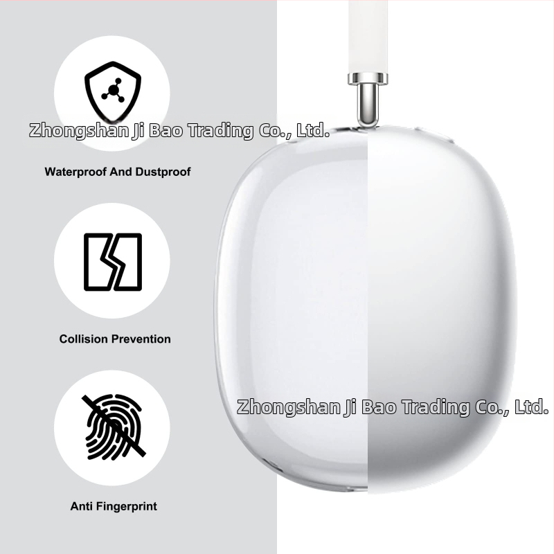 AirPods Max kaitsekest TPU-st — kaasaskantav pehme kest, reljeefne viimistlus, ühildu AirPods Maxiga