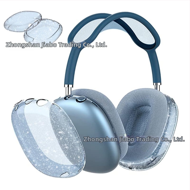 AirPods Max aizsargkorp no TPU — pārnēsājams mīksts korpuss ar reljefu apdari, saderīgs ar AirPods Max