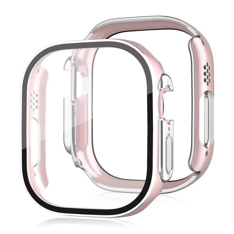 Three Thousand Episodes PC apsauginė dėžutė Apple iWatch Ultra su elektroplate graviruotu dizainu ir grūdinto stiklo ekrano apsauga