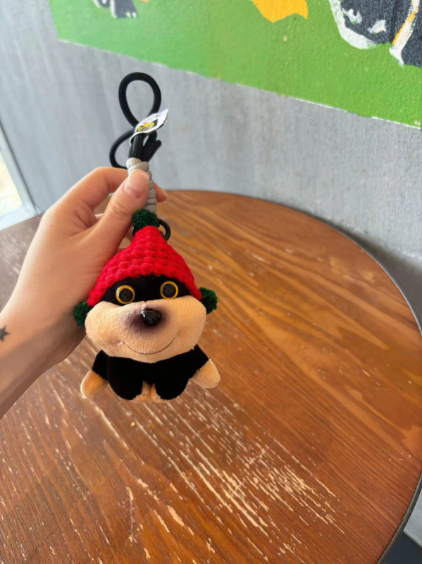 Pandantiv pentru telefon din pluș cu clips și lanț crossbody – stil desen animat, decorativ, material pluș, ambalaj individual