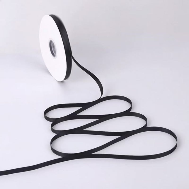 Panglică din poliester cu model floral, dublu față, potrivită pentru accesorii pentru păr, ambalarea cadourilor și proiecte DIY