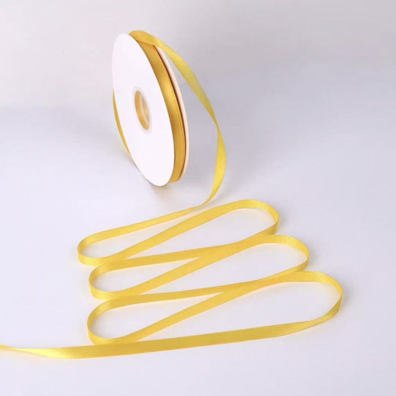 Panglică din poliester cu model floral, dublu față, potrivită pentru accesorii pentru păr, ambalarea cadourilor și proiecte DIY