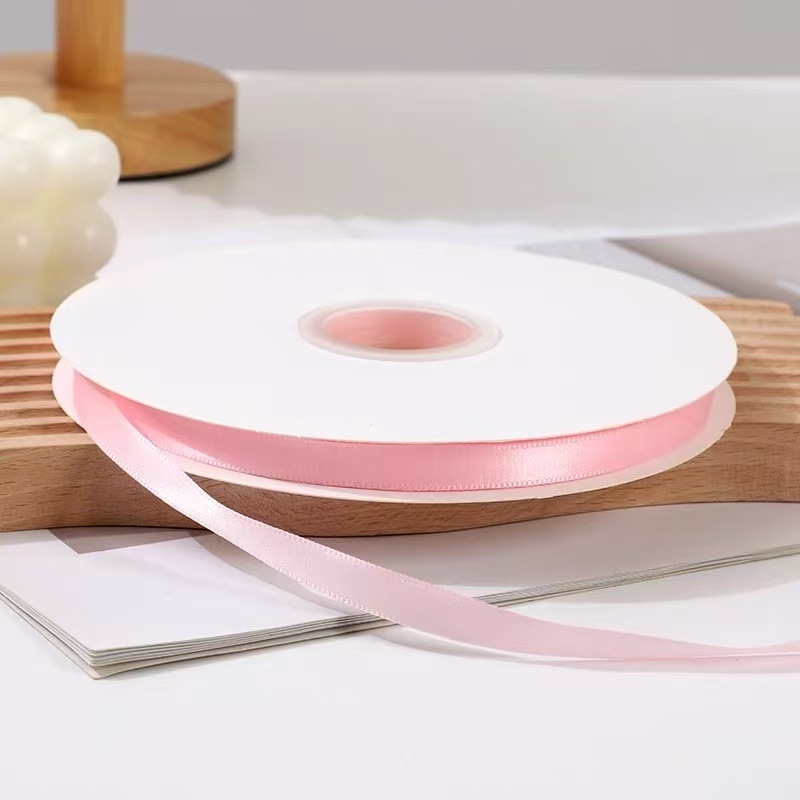 Panglică din poliester cu model floral, dublu față, potrivită pentru accesorii pentru păr, ambalarea cadourilor și proiecte DIY