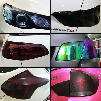 Sõiduki esilaternate ja tagatulede kaitsefilm, värvi muutuv, läikiv läbipaistev viimistlus, PVC, Rabbit hard