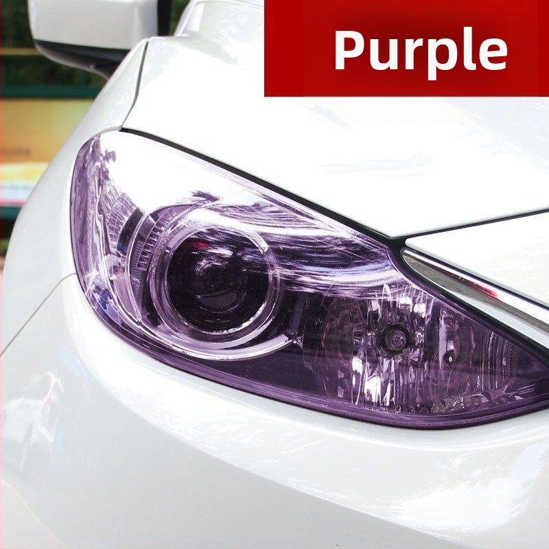 Sõiduki esilaternate ja tagatulede kaitsefilm, värvi muutuv, läikiv läbipaistev viimistlus, PVC, Rabbit hard