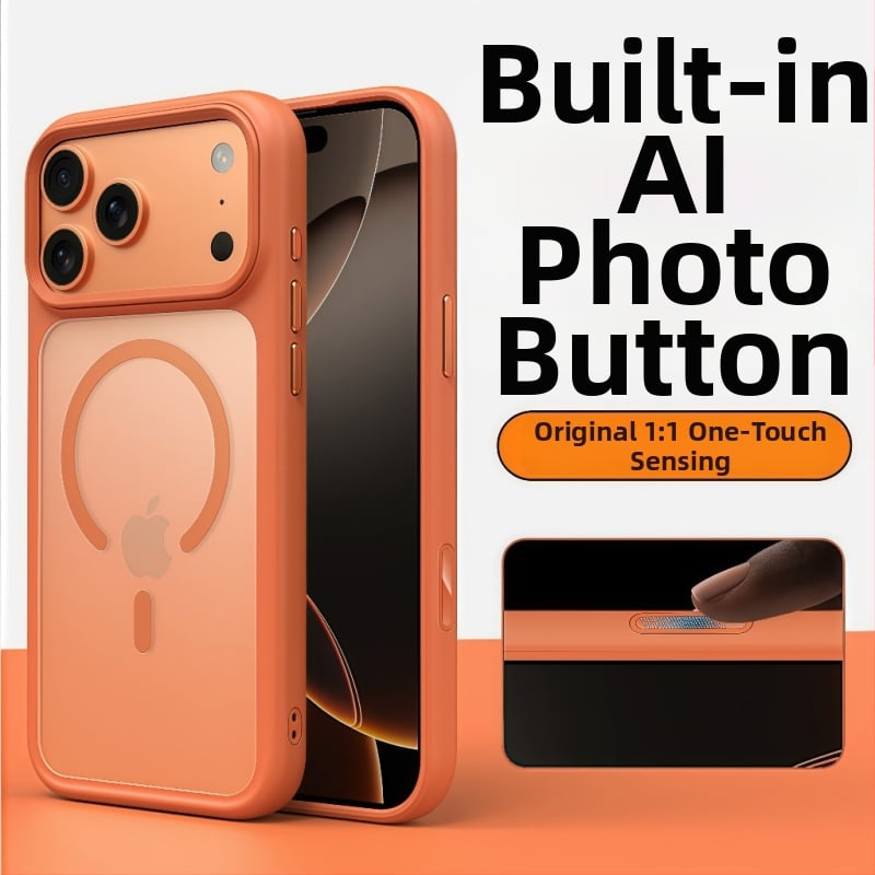 Husă pentru iPhone 17 – husă dură cu finisaj mat, prindere magnetică, protecție anti-cădere, TPU+PC, compatibilă cu iPhone 17 Pro Max/Pro/17/Air