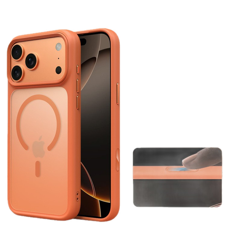 Husă pentru iPhone 17 – husă dură cu finisaj mat, prindere magnetică, protecție anti-cădere, TPU+PC, compatibilă cu iPhone 17 Pro Max/Pro/17/Air