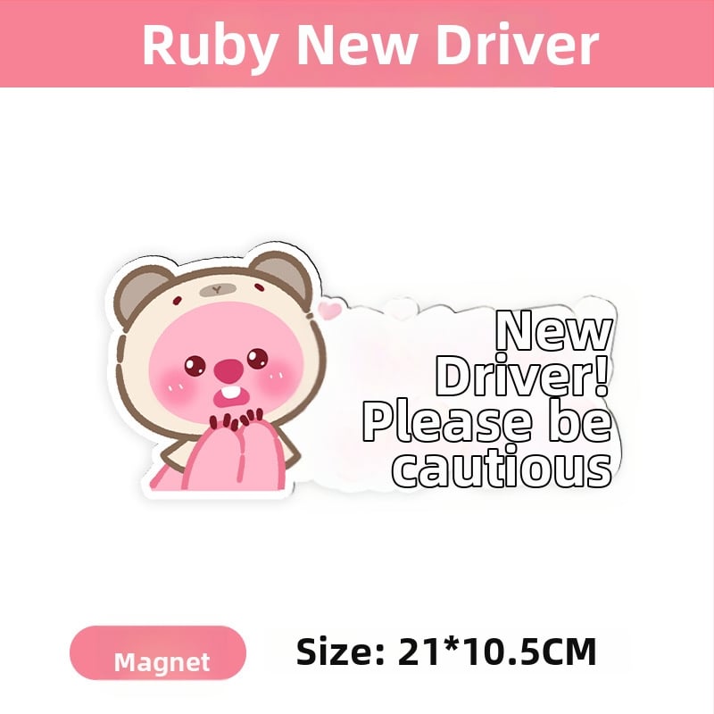 Auto kleebis magnetilise paigaldamisega, peegeldav pind, päikesekaitse ja kriimustuste kaitse — karikatuurimuster