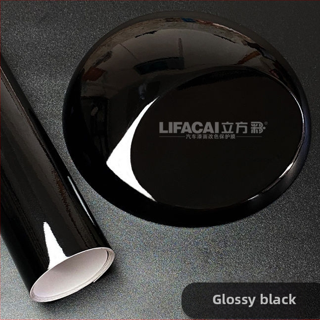 Läikiv auto katefilm, PVC, isekleepuv, keskse konsooli kaitseks, tagase vaatepeegli ja katuse katmiseks.