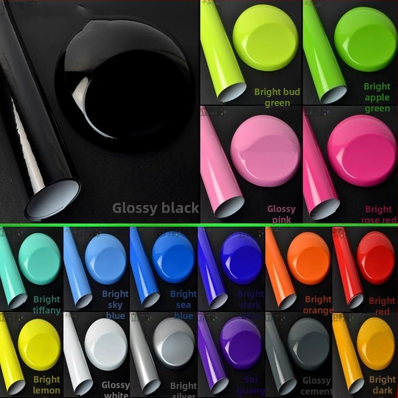 Läikiv auto katefilm, PVC, isekleepuv, keskse konsooli kaitseks, tagase vaatepeegli ja katuse katmiseks.