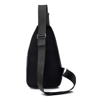 Vyrų krūtinės rankinė iš nailono, kvėpuojantis dizainas, gatvės stilius, poliesterio pamušalas