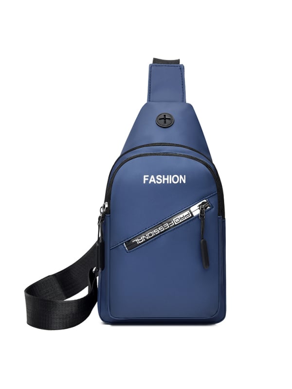 Vyrų krūtinės rankinė iš nailono, kvėpuojantis dizainas, gatvės stilius, poliesterio pamušalas