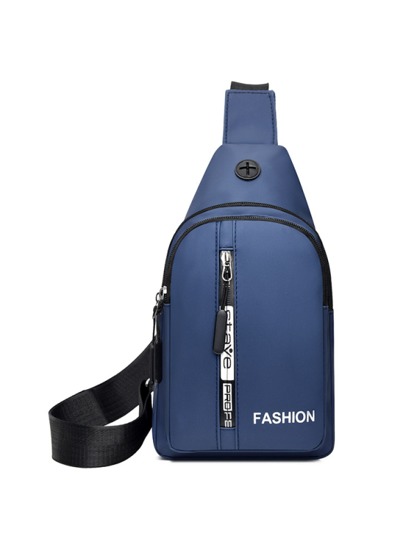 Vyrų krūtinės rankinė iš nailono, kvėpuojantis dizainas, gatvės stilius, poliesterio pamušalas