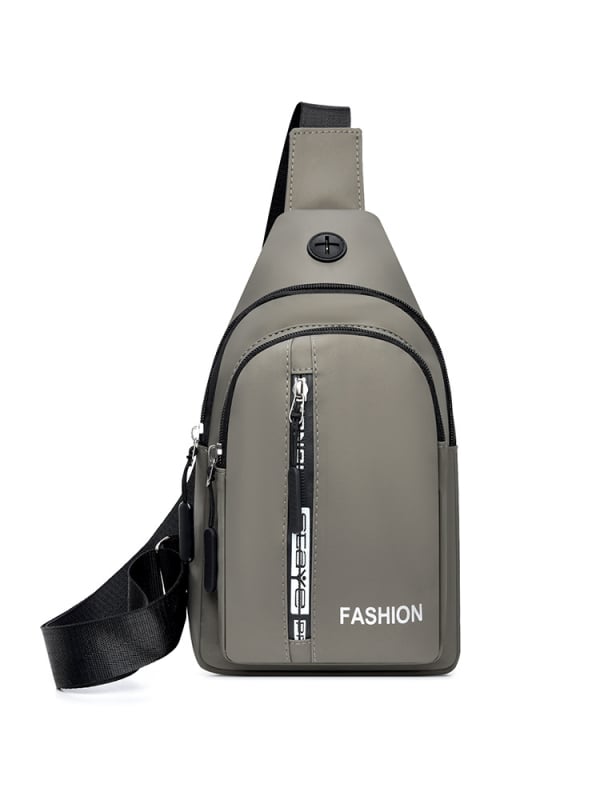 Vyrų krūtinės rankinė iš nailono, kvėpuojantis dizainas, gatvės stilius, poliesterio pamušalas