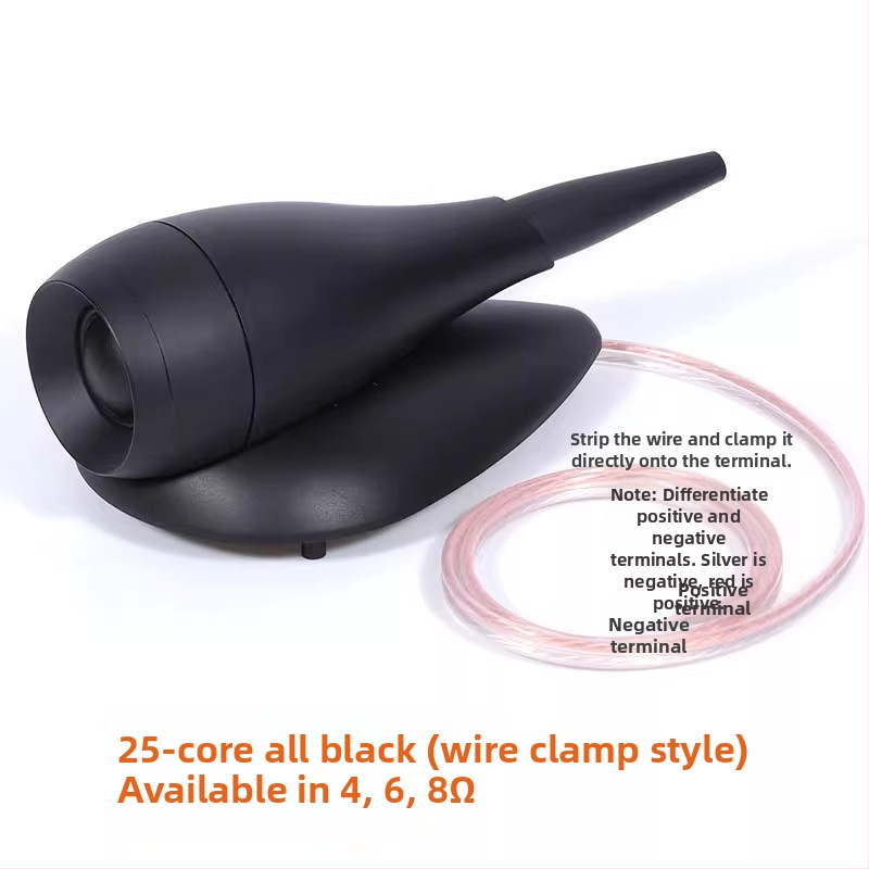 Εξωτερικός ομιλητής υψηλών συχνοτήτων με διάφραγμα από μετάξι, εσωτερικό μαγνητικό κύκλωμα, 25-πυρήνων μεταξωτού φιλμ, Hi-Fi