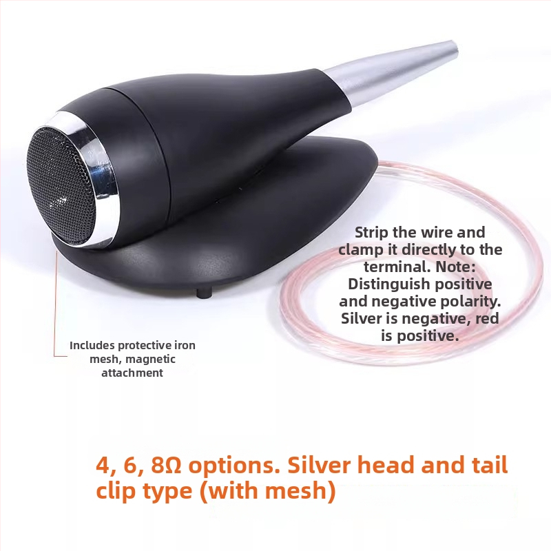 Εξωτερικός ομιλητής υψηλών συχνοτήτων με διάφραγμα από μετάξι, εσωτερικό μαγνητικό κύκλωμα, 25-πυρήνων μεταξωτού φιλμ, Hi-Fi