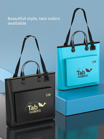 Vízálló horgász táska és felszerelés tároló táska — anyag: selyem virág