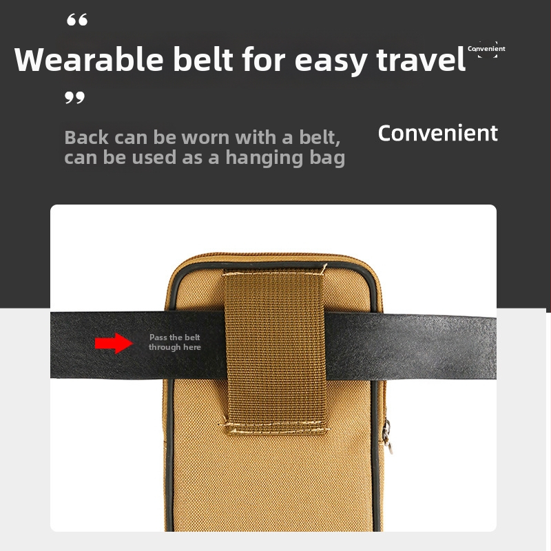 Meeste kanvasist vöökott – ärireisi stiil, vööga kanda, hingav, vastupidav kulumisele, talvine väljaanne 2022