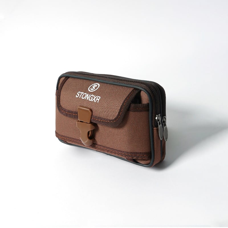 Geantă de talie din pânză pentru bărbați – stil business, purtare la curea, respirabilă, rezistentă la uzură, iarnă 2022