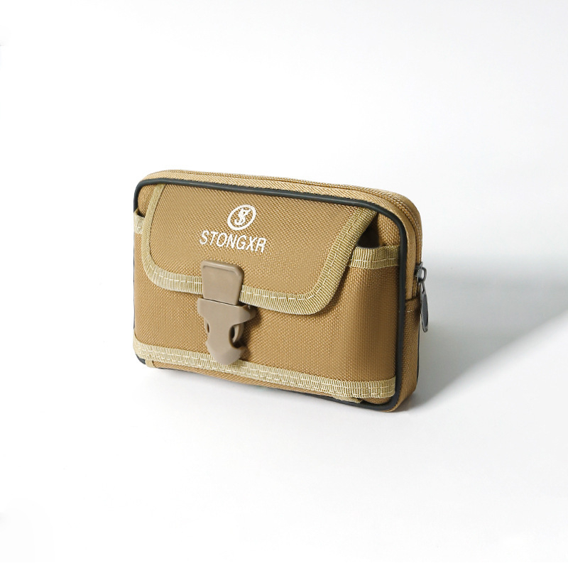 Geantă de talie din pânză pentru bărbați – stil business, purtare la curea, respirabilă, rezistentă la uzură, iarnă 2022