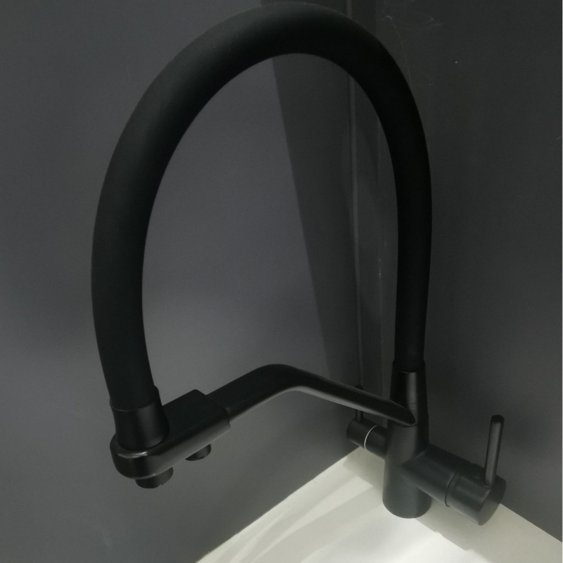 Kuhinjski bakreni faucet, tri u jedan, topla i hladna, okretan, keramičko jezgro ventila, model ali-798988670794, promjer sjedišta ventila 32 mm, radna temperatura 0–90°C