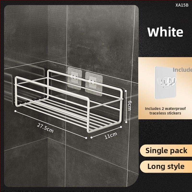 Raft de colț triunghiular pentru baie - fier, finisaj vopsire la cuptor, un singur nivel, capacitate de încărcare: 5