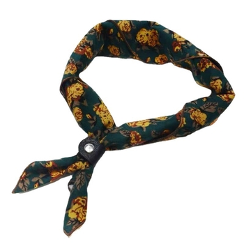 Šal od poliestera i pamuka, karikatura uzorak, super širok, trendovski stil