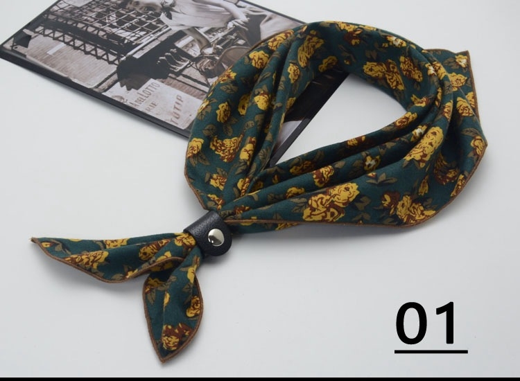 Šal od poliestera i pamuka, karikatura uzorak, super širok, trendovski stil