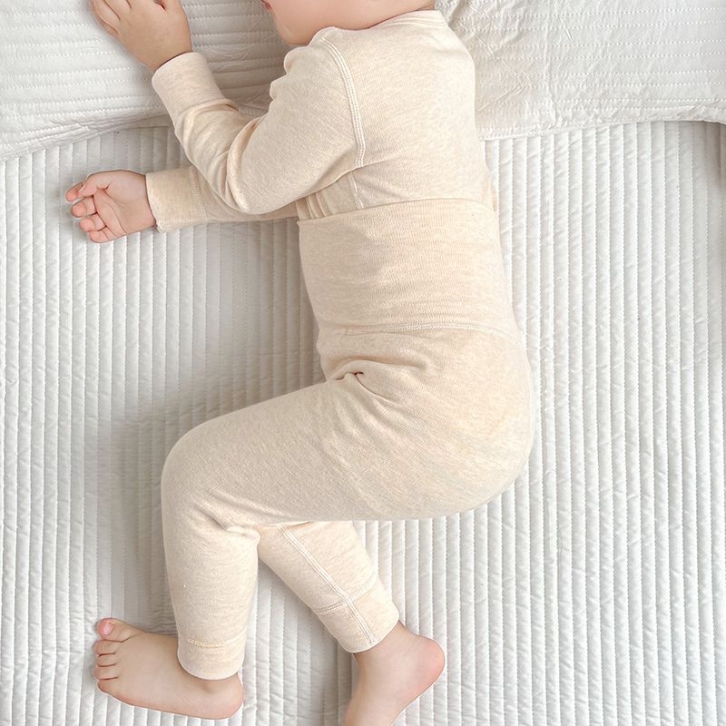 Set termic din bumbac pentru iarnă, model desen animat, 96–100% bumbac, gros, menține căldura