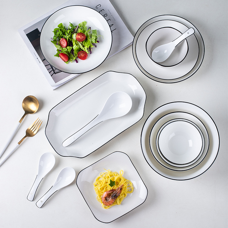 Vas porțelan japonez, formă rotundă, compatibil cu microunde, finisaj sub glazură