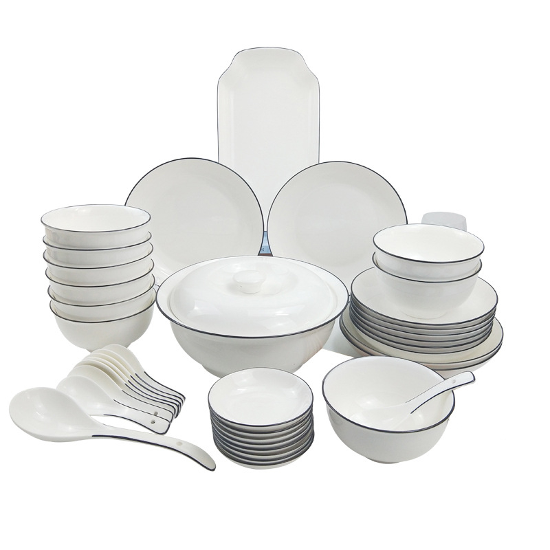 Vas porțelan japonez, formă rotundă, compatibil cu microunde, finisaj sub glazură