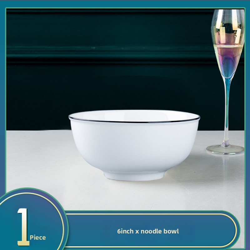 Vas porțelan japonez, formă rotundă, compatibil cu microunde, finisaj sub glazură