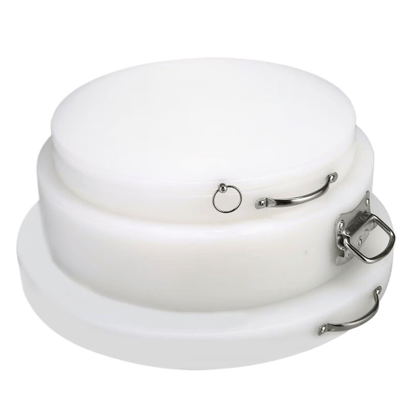 Кръгла дебела PE дъска за рязане – за зеленчуци и месо, многофункционална кухненска повърхност за дома и за бизнес употреба