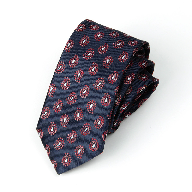 Set trei piese pentru bărbați, pentru afaceri: cravată, papion, batistă în model Paisley Jacquard