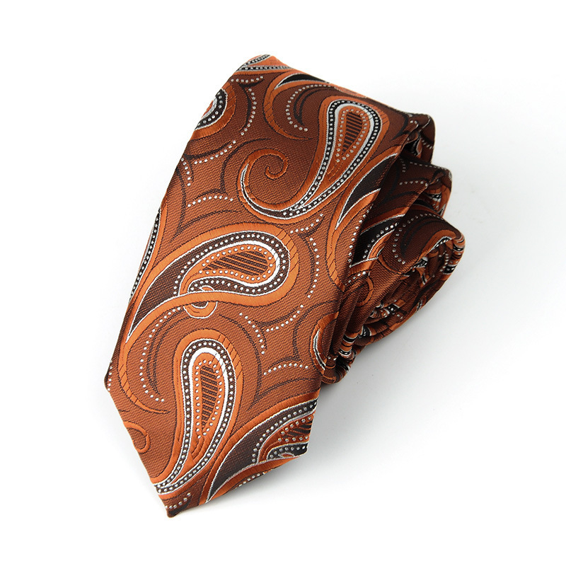 Set trei piese pentru bărbați, pentru afaceri: cravată, papion, batistă în model Paisley Jacquard